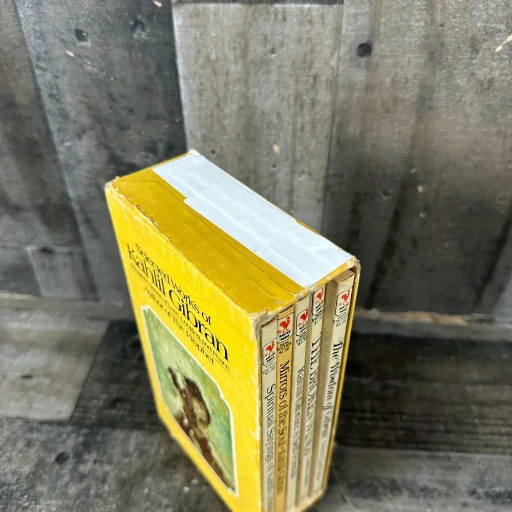 Selected Works of Kahlil Gibran Author of the Prophet 5 Book Set Bantom Books